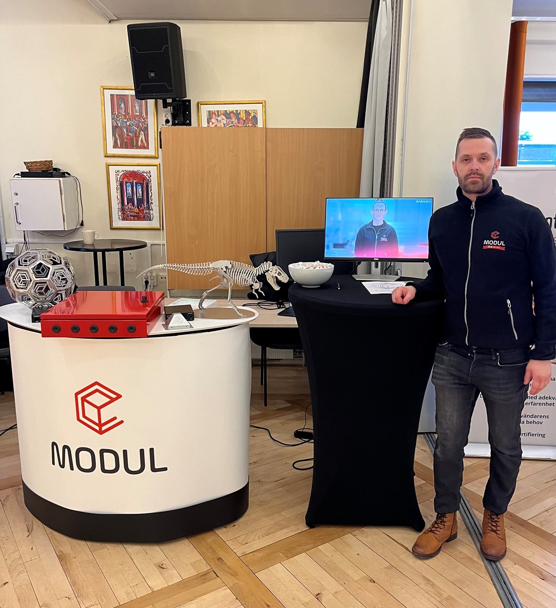 Modul på Jobb & Utbildningsmässan i Kalix