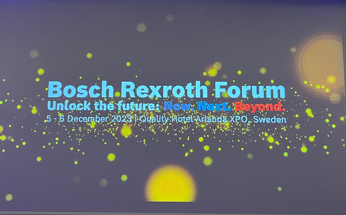 Kontraktstillverkaren Modul deltog på Bosch Rexroth Forum 2023